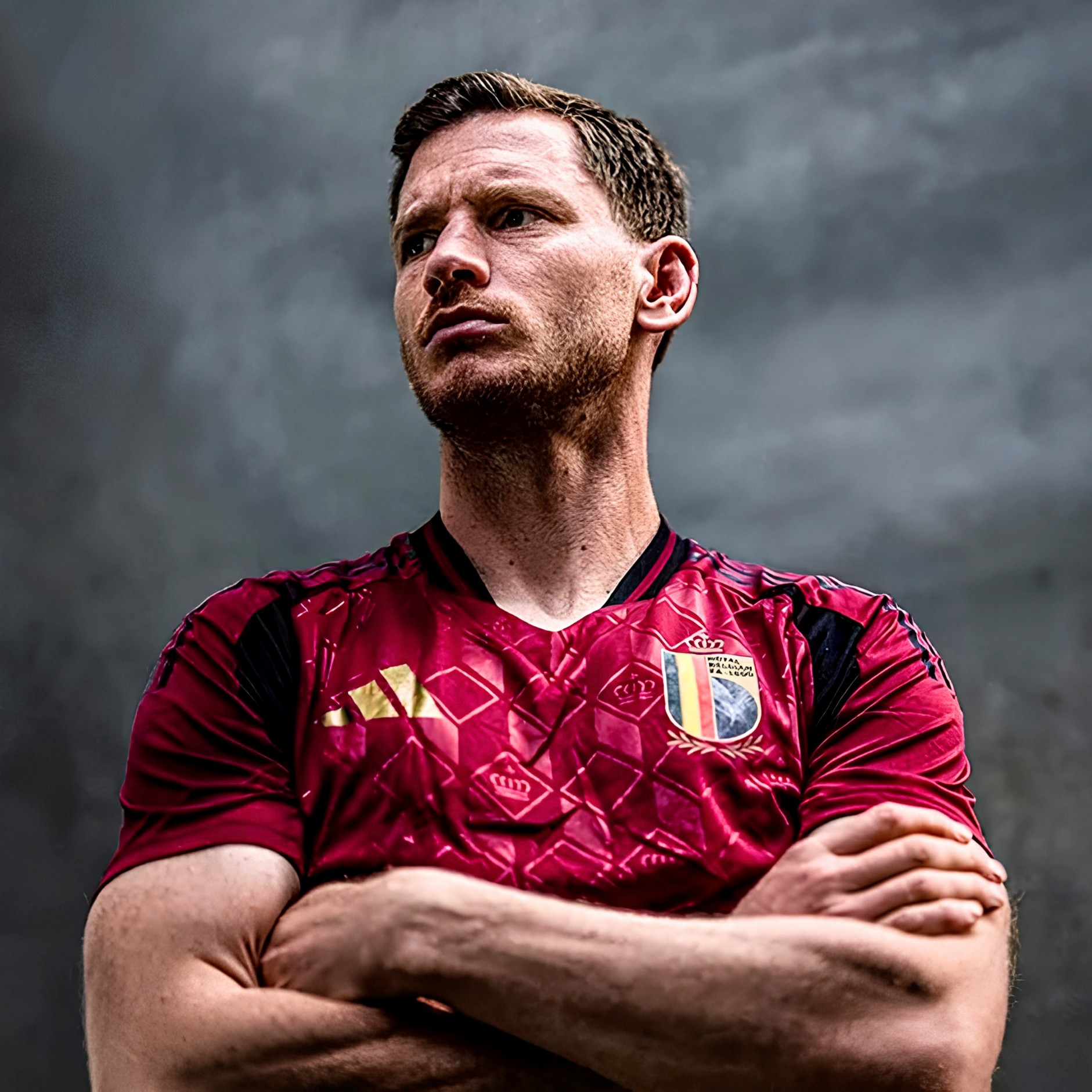 Jan Vertonghen in the Belgium national team jersey